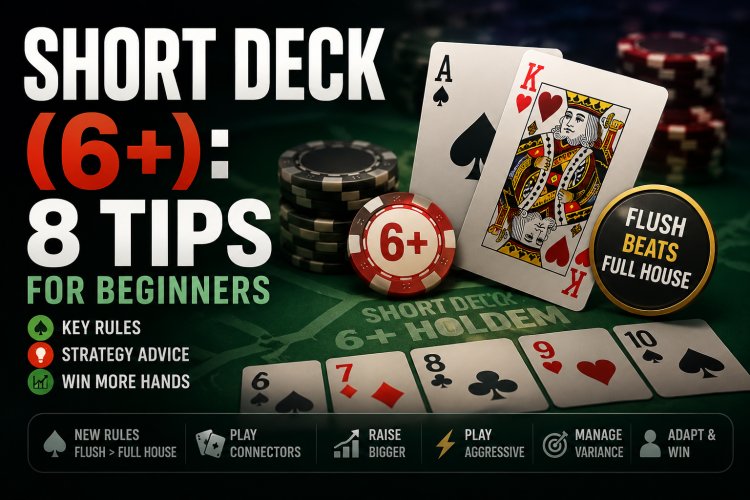 Short Deck (6+): 8 Consejos para Principiantes