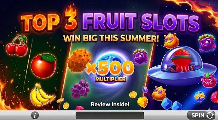 Verano Jugoso: Los 3 Mejores Slots de Frutas