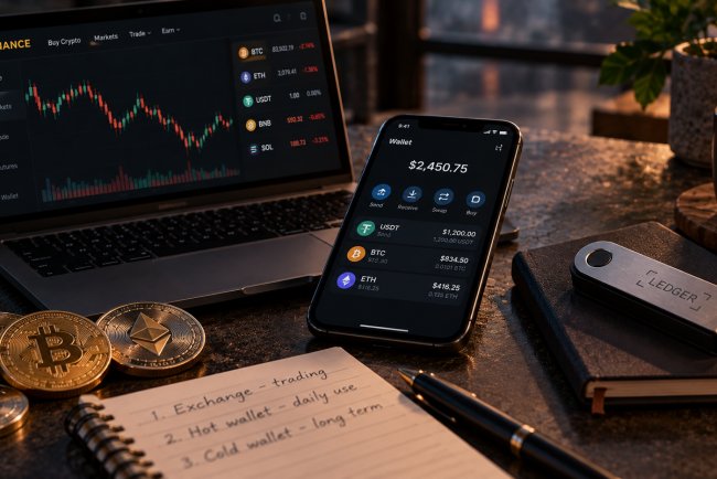 Биржа, горячий или холодный кошелёк: где игроку держать крипту