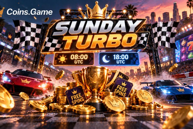 Sunday Turbo: 1 000 $ и 5 000 фриспинов за 45 минут