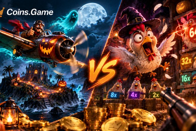 Aviamasters 2 Halloween против Chicken Halloween: полёт или курица