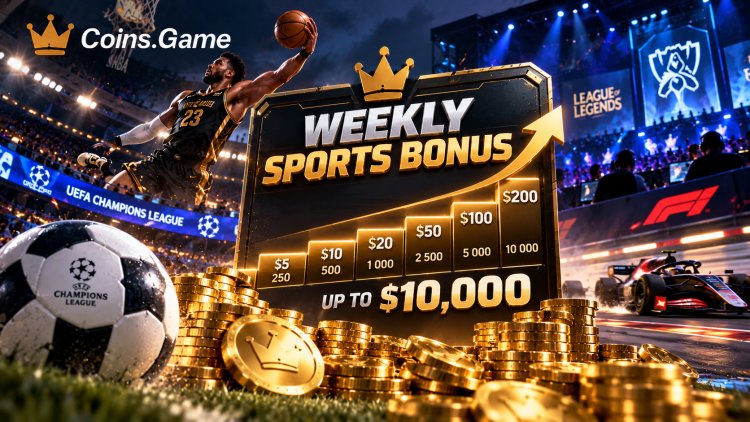 Спортбонус Coins.Game: ступени от 1 $ до 10 000 $ и мёртвые зоны