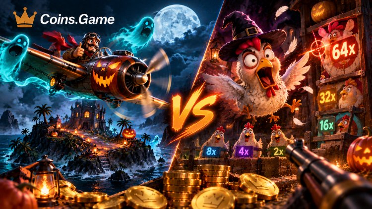 Aviamasters 2 Halloween против Chicken Halloween: полёт или курица